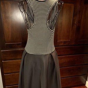 Black and white dress